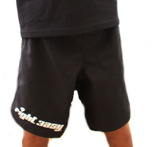 Fight Easy Black Shorts